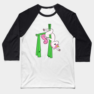 Aerial Silk Unicorn Baseball T-Shirt